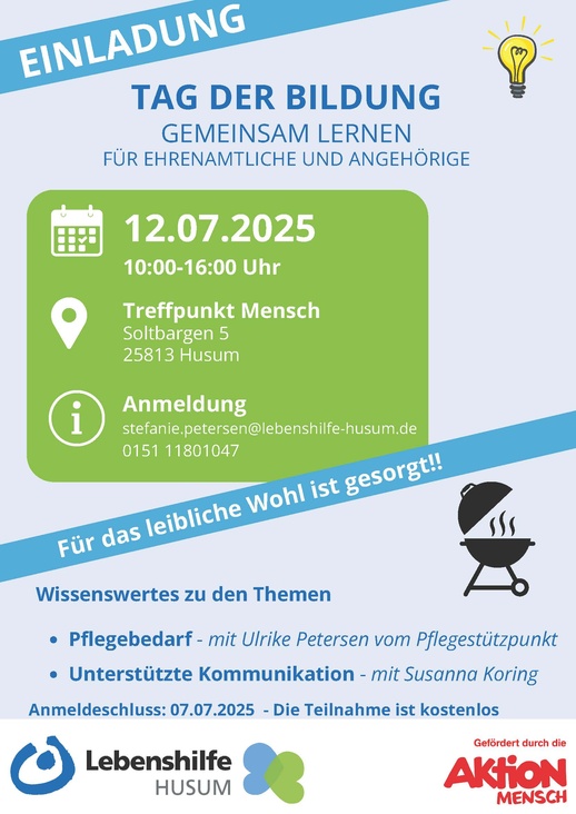 Tag der Bildung - Einladung